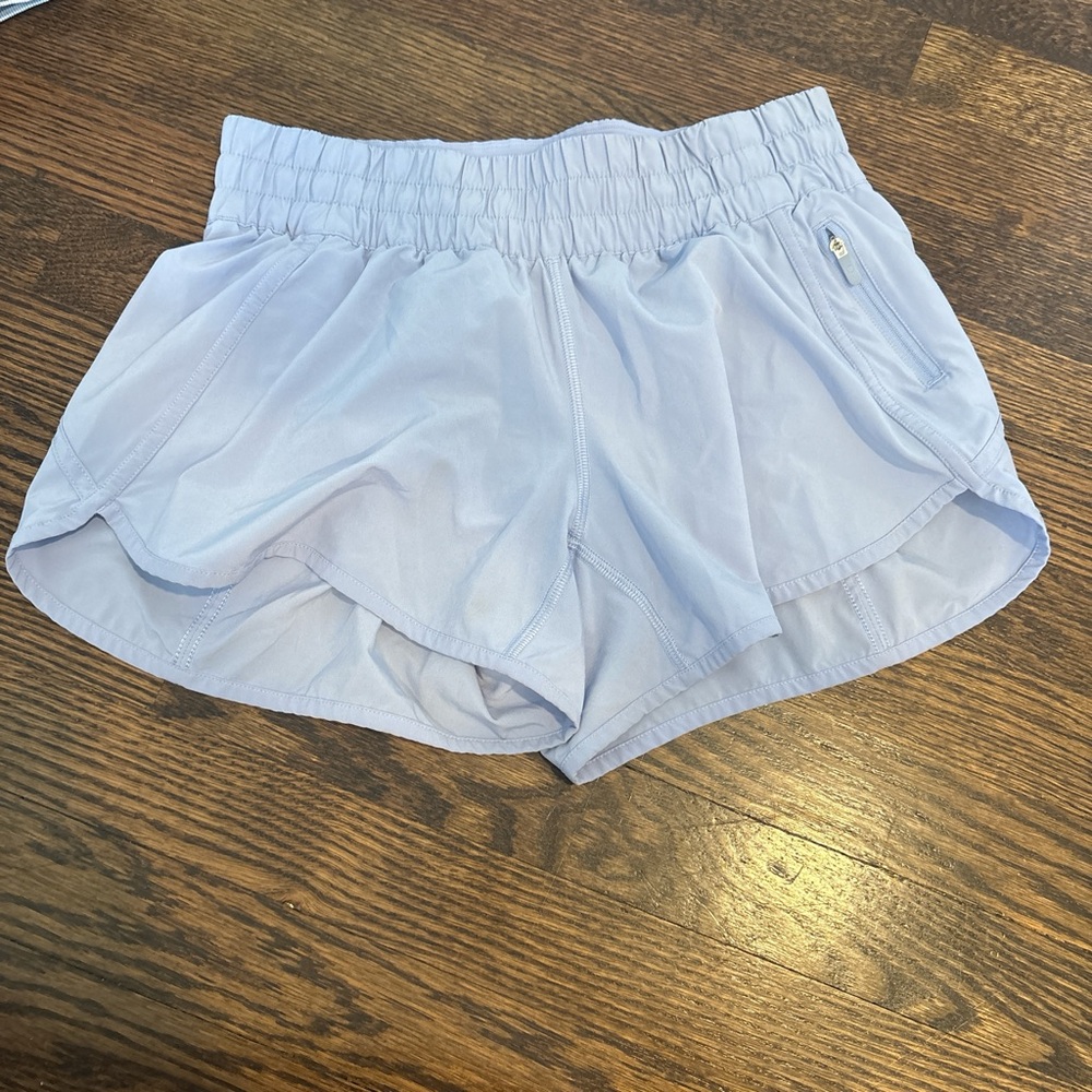Light Blue Women's Athletic Shorts